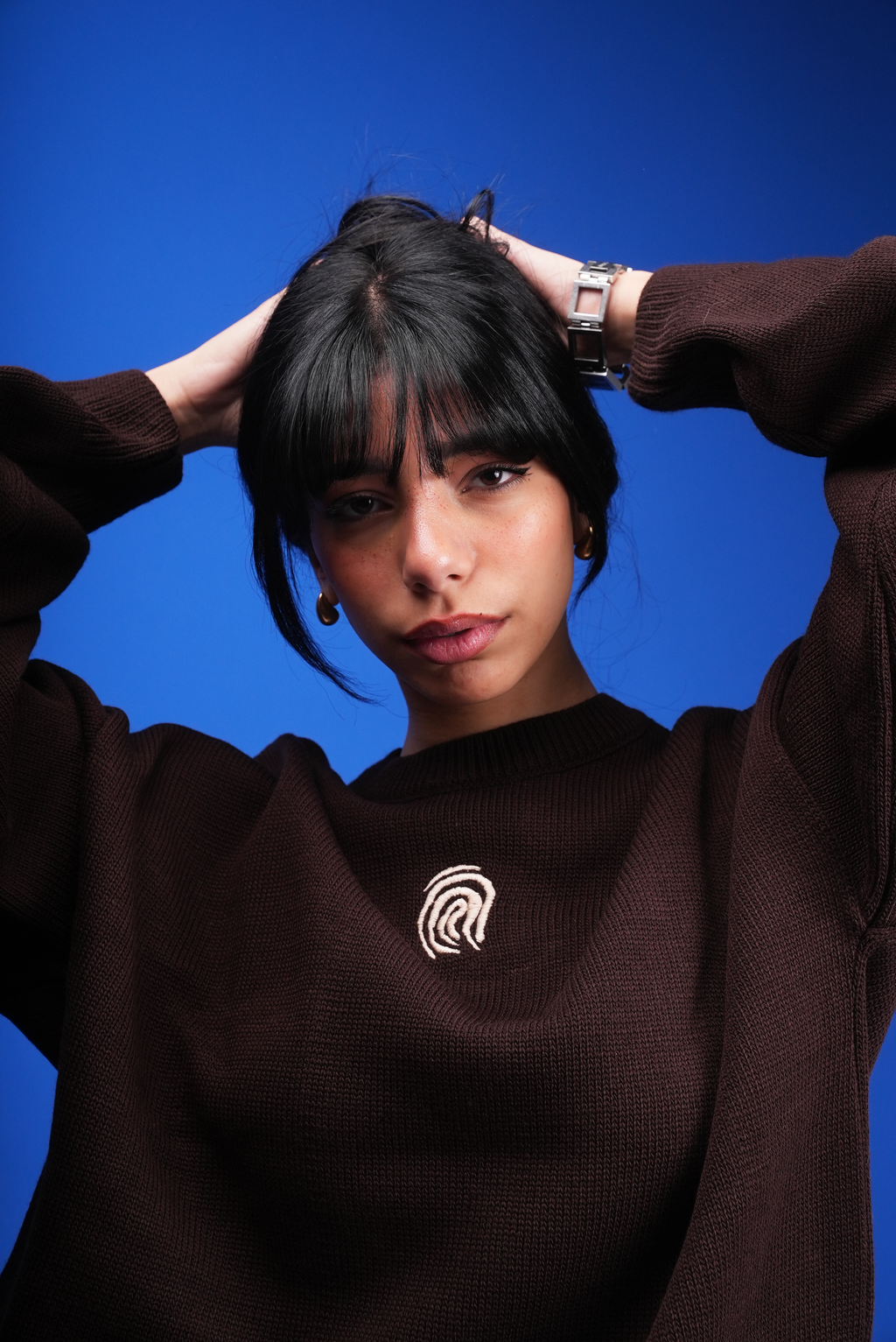 CHOICES BROWN CREWNECK