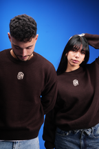 CHOICES BROWN CREWNECK