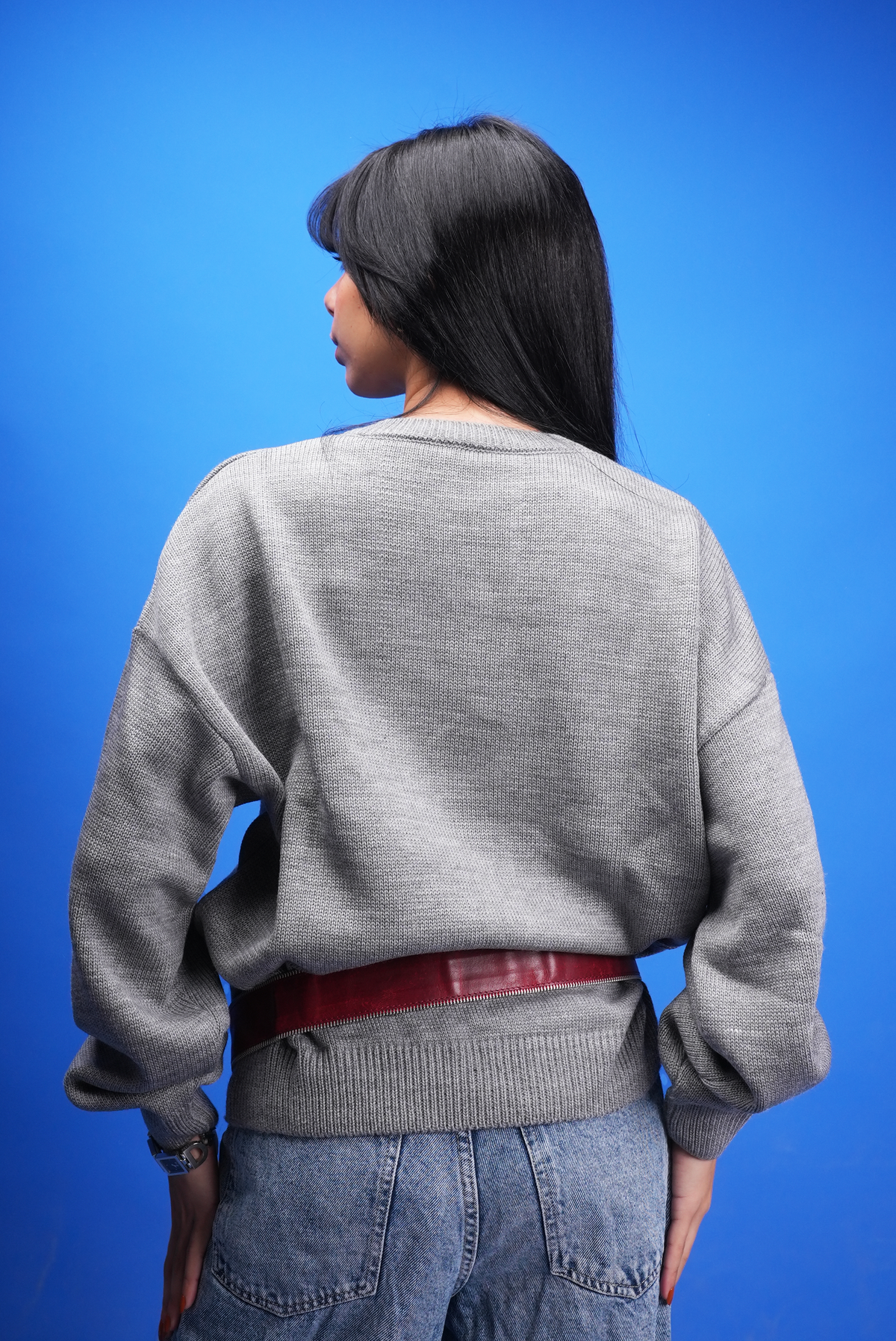 CHOICES GREY CREWNECK