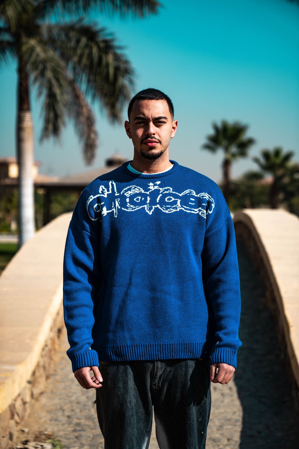 CHOICES Blue Crew Neck - image 2