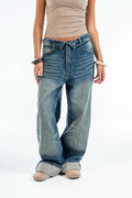 Folded Waist Denim