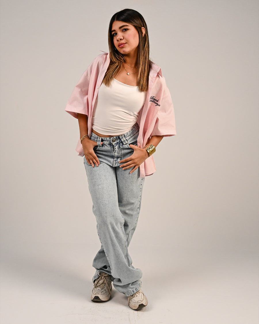 FRUCTURE STUDIO Baby Pink Shirt - image 1