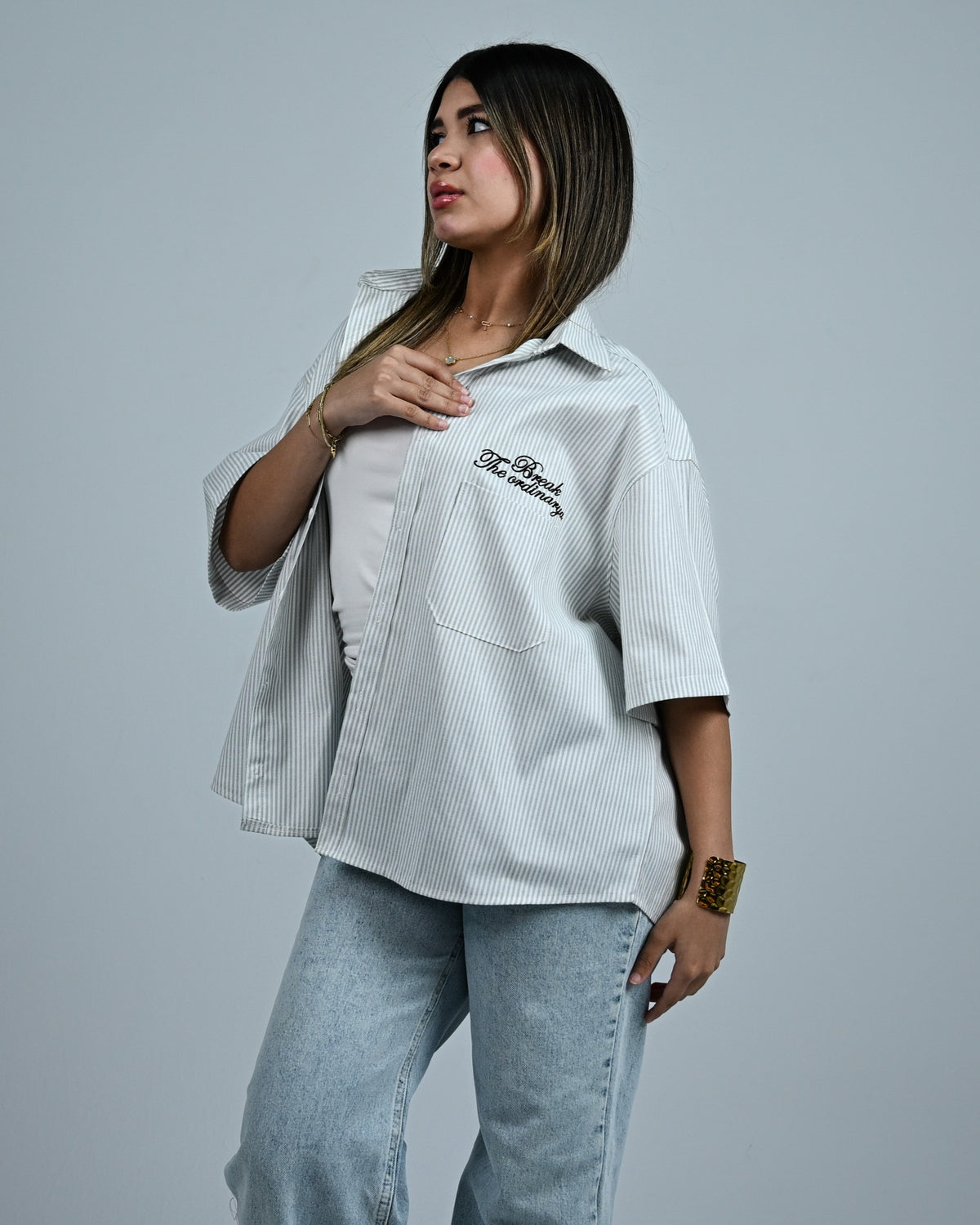 FRUCTURE STUDIO Grey Shirt - image 1