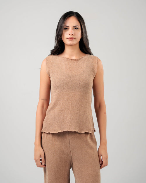 LAQTA Biege Knitted Set - image 1