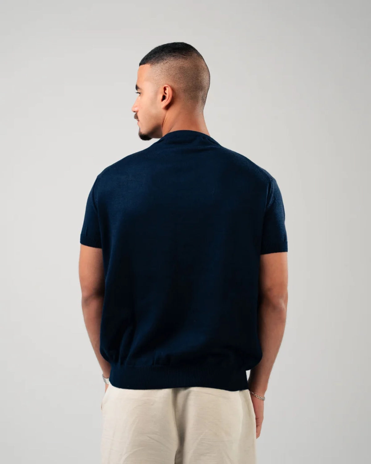 LAQTA Black Knitted  T Shirt - image 2
