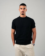 LAQTA Black Knitted  T Shirt - image 4