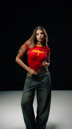 LAQTA Red Spain Top - image 1