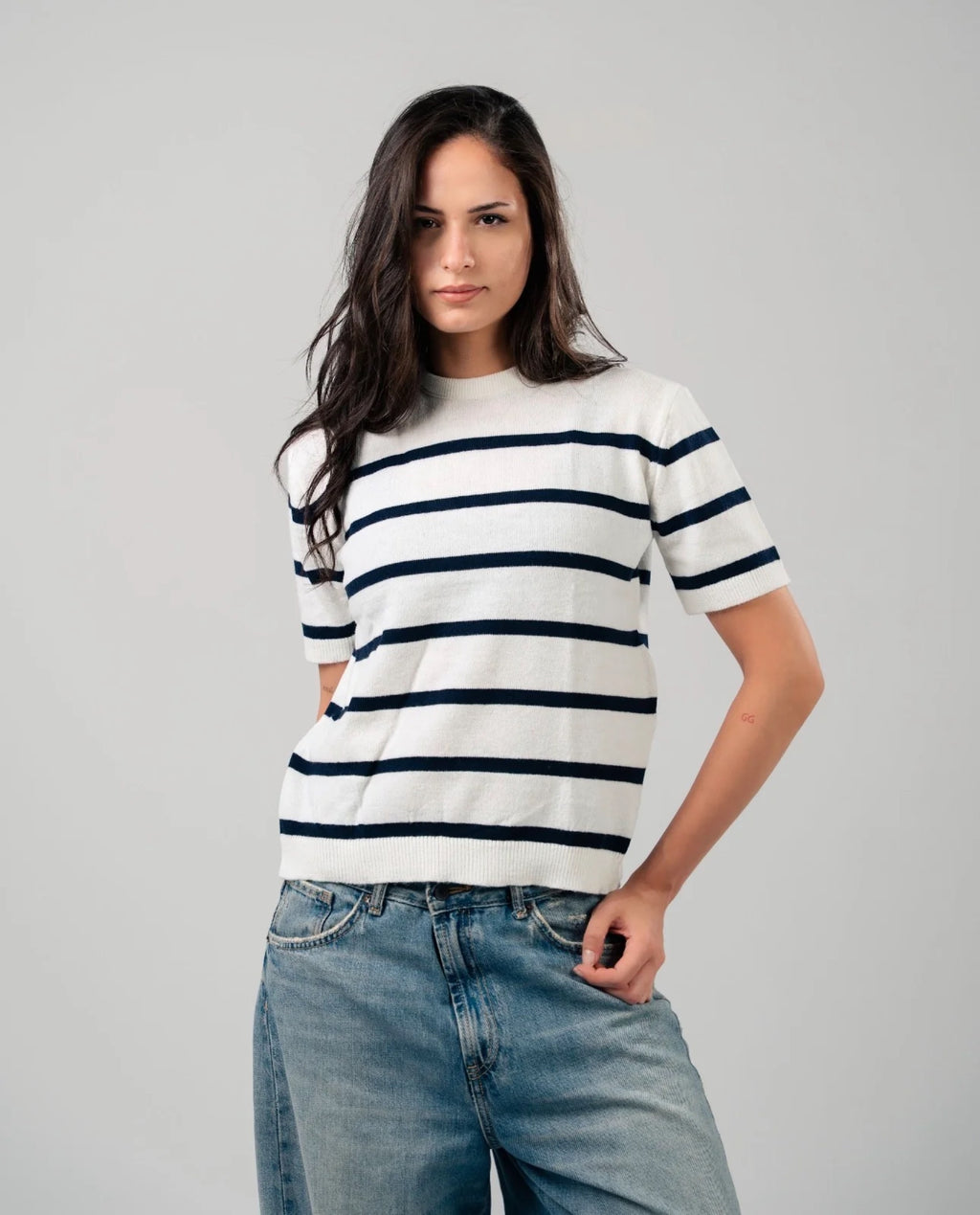 LAQTA Stripped T Shirt - image 1