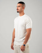 LAQTA White Knitted T Shirt - image 1
