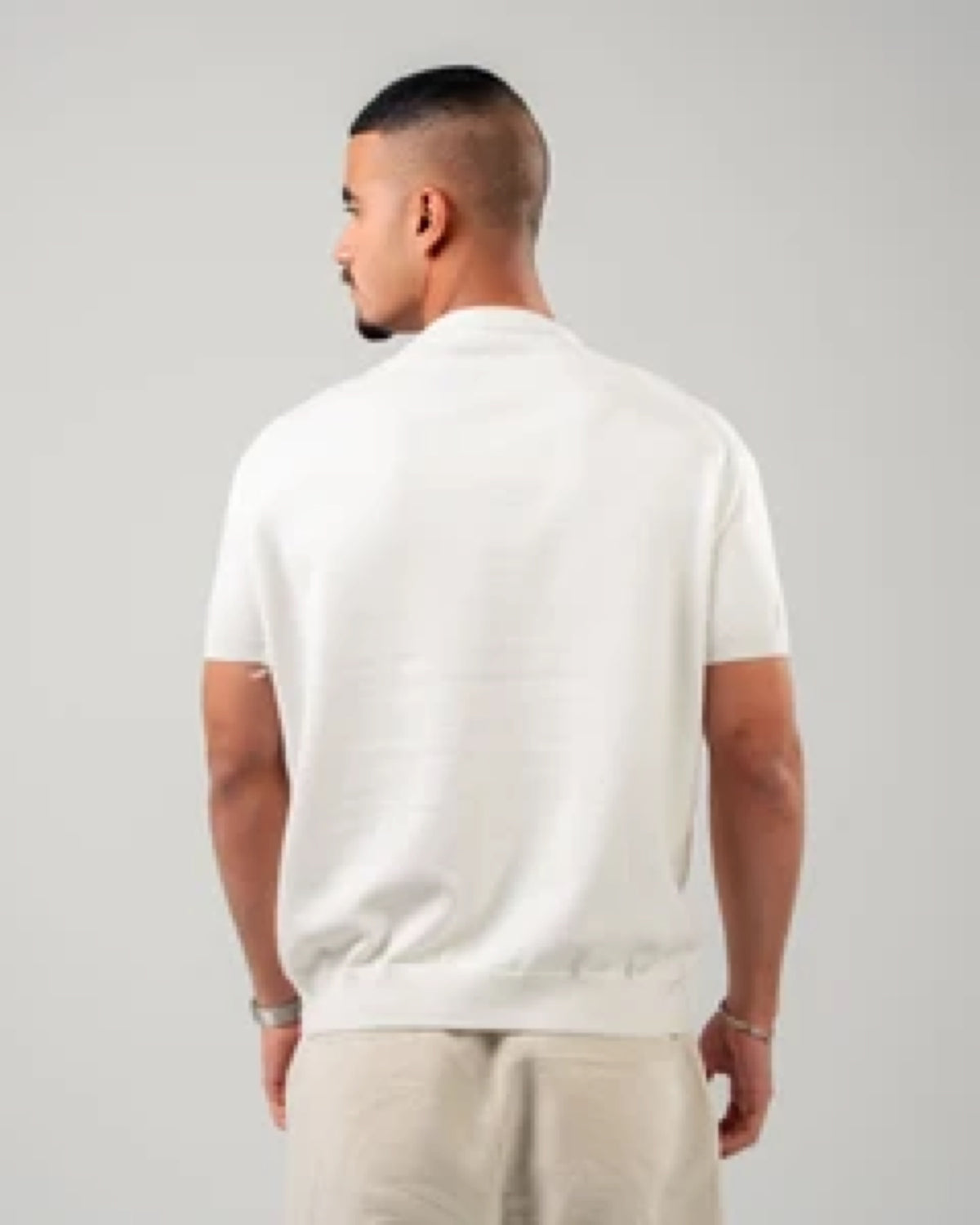 LAQTA White Knitted T Shirt - image 2