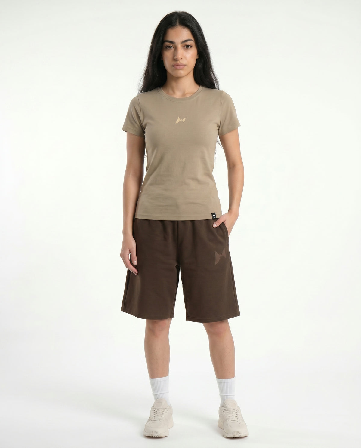 RUSH Rush 26 Women Beige Tee - image 1
