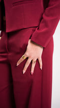 VALOURA Diva Burgandy Pants - image 1