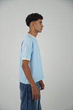 ZEKRA Baby Blue Ringer T-Shirt - image 2