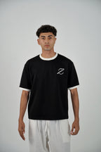 ZEKRA Black Ringer T-Shirt - image 1