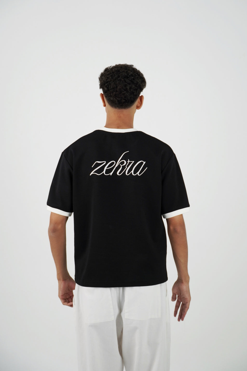 ZEKRA Black Ringer T-Shirt - image 2