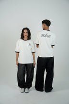 ZEKRA White Ringer T Shirt - image 1