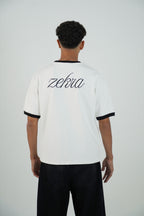 ZEKRA White Ringer T Shirt - image 3