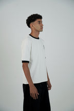 ZEKRA White Ringer T Shirt - image 4